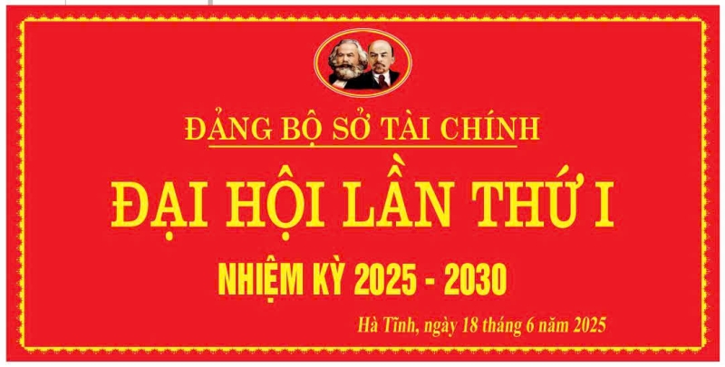 Tài liệu Đại hội Đảng bộ Sở Tài chính nhiệm kỳ 2025-2030