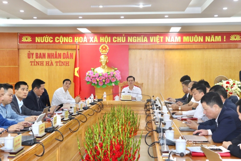 Hà Tĩnh tham dự hội nghị trực tuyến của Chính phủ về các dự án đường sắt trọng điểm Hà Tĩnh tham dự hội nghị trực tuyến của Chính phủ về các dự án đường sắt trọng điểm