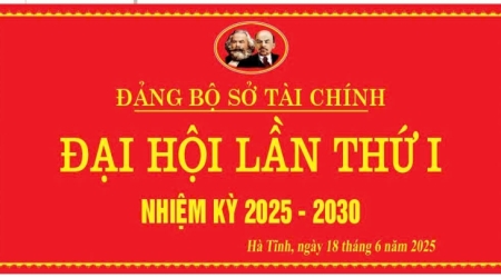 Tài liệu Đại hội Đảng bộ Sở Tài chính nhiệm kỳ 2025-2030